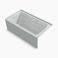  Archer 60'' x 32'' Whirlpool Bath - Ice Grey