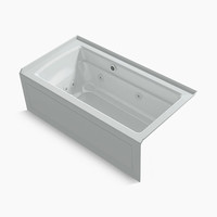  Archer 60'' x 32'' Whirlpool Bath - Ice Grey