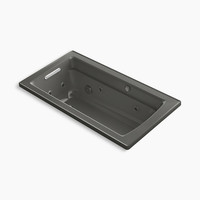  Archer 60'' x 32'' Whirlpool Bath - Thunder Grey