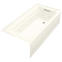  Archer 72"x 36" Whirlpool Bath - Biscuit