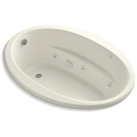  Sunward 60'' x 42'' Whirlpool Bath - Biscuit