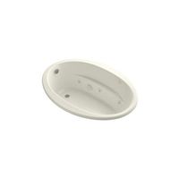  Sunward ExoCrylic 60'' x 42'' Whirlpool Bath - Biscuit