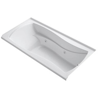  Mariposa 72"x 36" Whirlpool Bath - White