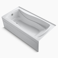  Mariposa 72" x 36" Soaking Tub - White