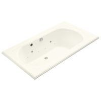  Memoirs 72" x 42" Whirlpool Bath - Biscuit