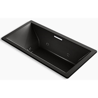  Underscore 72" x 36" Air Tub - Black Black