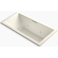  Underscore 72" x 36" Air Tub - Biscuit