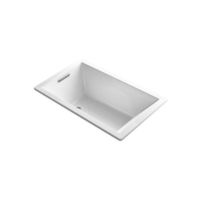  UnderScore VibrAcoustic 60'' x 36'' Soaking Tub - White