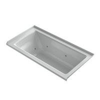  Archer 60'' x 30'' Whirlpool Bath - Ice Grey