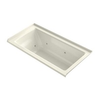  Archer 60'' x 30'' Whirlpool Bath - Biscuit