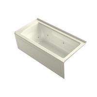  Archer 60'' x 30'' Whirlpool Bath - Biscuit
