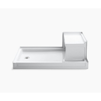  Tresham Single Threshold 48'' and Larger Shower Base - White