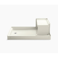  Tresham Single Threshold 48'' and Larger Shower Base - Biscuit