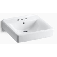 Soho Wall Hung Bathroom Sink - White