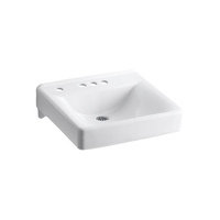  Soho Wall Hung Bathroom Sink - White