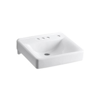  Soho Wall Hung Bathroom Sink - White