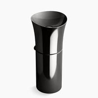  Veil Pedestal Bathroom Sink - Black