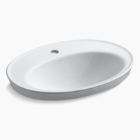 Self-Rimming Bathroom Sink 22-1/8 x 16-1/4 x 8-1/4