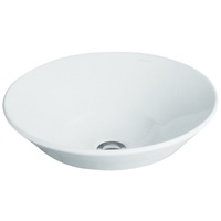  Conical Bell Vessel Style Bathroom Sink - White