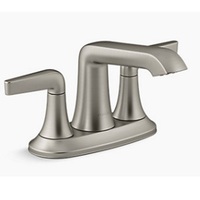  Tempered 4'' Centerset Bathroom Faucet - Vibrant Brushed Nickel