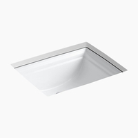  Memoirs Undermount Style Bathroom Sink - White