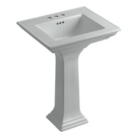  Memoirs Stately Pedestal Bathroom Sink - Ice Grey