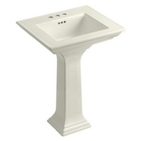  Memoirs Stately Pedestal Bathroom Sink - Biscuit