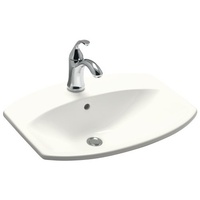  Cimarron Self Rimming Bathroom Sink - White