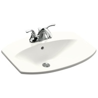  Cimarron Self Rimming Bathroom Sink - White