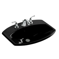  Cimarron Self Rimming Bathroom Sink - Black