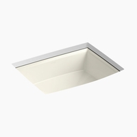  Archer Undermount Style Bathroom Sink - Biscuit