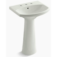  Cimarron Pedestal Bathroom Sink - Dune