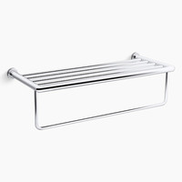  Kumin Vanity Shelf Bathroom Accessory - Polished Chrome