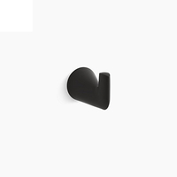  Modern Robe Hook Bathroom Accessory - Matte Black