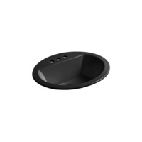  Bryant Self Rimming Bathroom Sink - Black