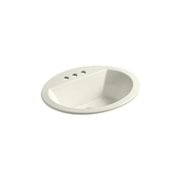  Bryant Self Rimming Bathroom Sink - Biscuit