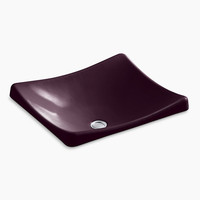  DemiLav Vessel Style Bathroom Sink - Black Plum