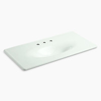  Iron/Impressions Vanity Top Bathroom Vanity - Sea Salt