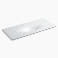  Iron/Impressions Vanity Top Bathroom Vanity - White