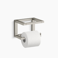  Draft Paper Holder Bathroom Accessory - Vibrant Brushed Nickel