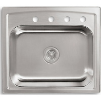  Toccata Stainless Steel Single Bowl Kitchen Sink - Stainless Steel