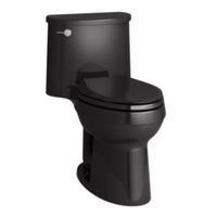  Adair One Piece Toilet - Black