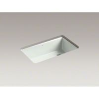  Riverby White/Color Undermount - Single Bowl Kitchen Sink - Sea Salt