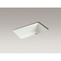  Riverby White/Color Undermount - Single Bowl Kitchen Sink - Dune