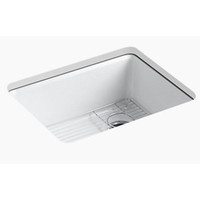  Riverby White/Color Undermount - Single Bowl Kitchen Sink - White