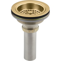  Duostrainer Drain Strainer Kitchen Accessory - Vibrant Brushed Moderne Brass