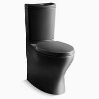  Persuade Curv Two Piece Toilet - Black