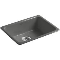  Iron/Tones White/Color Single Bowl Kitchen Sink - Thunder Grey