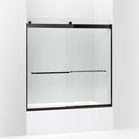  Levity Tub & Shower - Sliding Shower Door - Anodized Dark Bronze