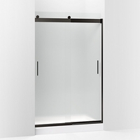  Levity Shower Door - Sliding Shower Door - Anodized Dark Bronze